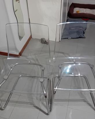 sedie ikea  trasparenti