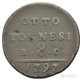 Napoli 8 tornesi 1797