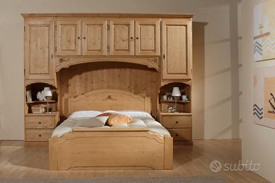 ARMADIO A PONTE RUSTICO IN ABETE (IDEALE MONTAGNA)