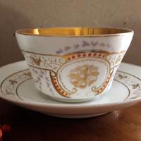 Antica tazza Biedermeier porcellana fine '800