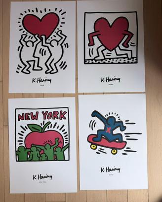 4 Poster A3 – Ispirazione Keith Haring