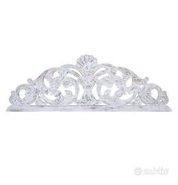 Testata letto matrimoniale legno intagliato PRENOT