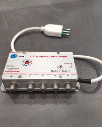 Amplificatore attivo TV a 4 uscite
