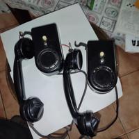 2 Citofoni Da Parete Bachelite Marca MB No Telefon