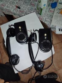 2 Citofoni Da Parete Bachelite Marca MB No Telefon