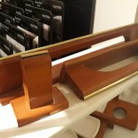 Serie di accessori in legno