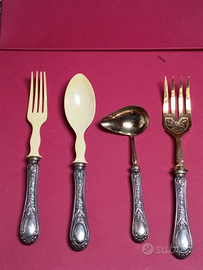 antiquariato Set 31 Posate argento