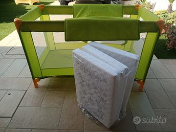 lettino pieghevole e materassino