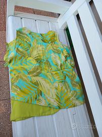 Blusa verde Carla Ferrone