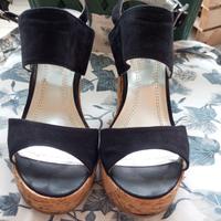 sandali donna con zeppa 