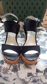 sandali donna con zeppa 