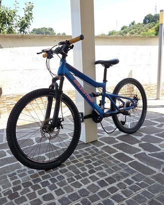 Bici 24 pollici b ammortizzata freni a disco