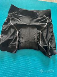 Pantaloncini corti da bicicletta imbottito uomo