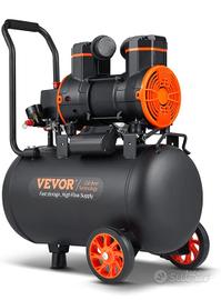 VEVOR Compressore d'Aria 35L Portatile Senza Olio 