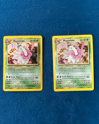 Pokemon Meganium neo Genesis Eng
