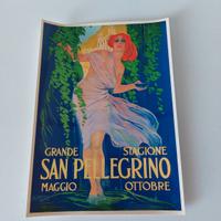 Prestigiosa stampa San Pellegrino su carta lucida 