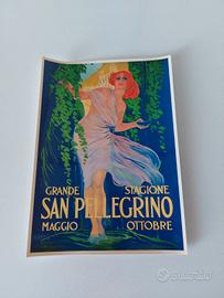 Prestigiosa stampa San Pellegrino su carta lucida 