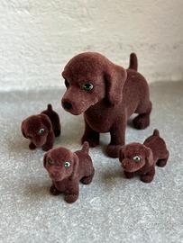 Famiglia Labrador Marroni Puppy in my Pocket