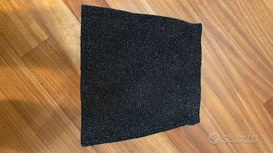 Minigonna brillantinata