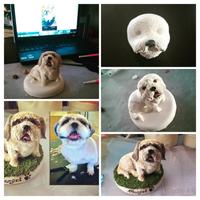 Statuette di cani personalizzate fatte a mano  