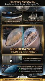 kit Regenerazione fari+ Applicazioni Professionale