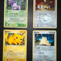 Lotto Pokemon Rosso Fuoco/Verde Foglia