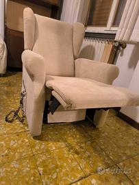 poltrona elettrica reclinabile 