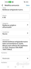 Barbecue artigianale