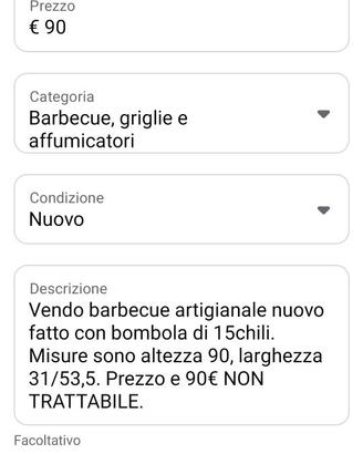 Barbecue artigianale