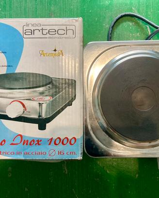 Fornello elettrico Artech Aladino inox 1000w