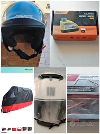 accessori moto in blocco 