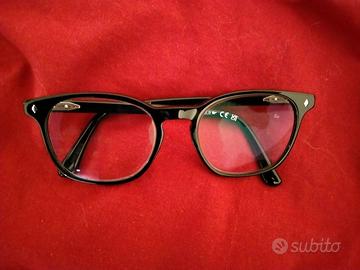 Montatura nera uomo