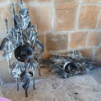 lampadari in ferro battuto 