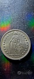 ½ Franco Svizzera 1962 B – Argento 835 – Helvetia