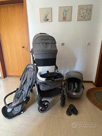 Trio singolo/doppio Cybex Gazelle S+Ovetto Cloud Z