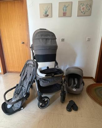 Trio singolo/doppio Cybex Gazelle S+Ovetto Cloud Z