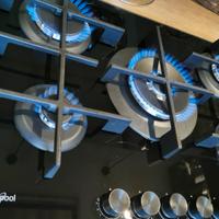 Piano cottura a gas Whirlpool 5 fuochi nero