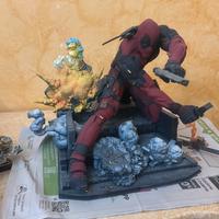 Deadpool statua in resina dipinta a mano