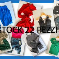 Stock 22 pezzi abbigliamento nuovi