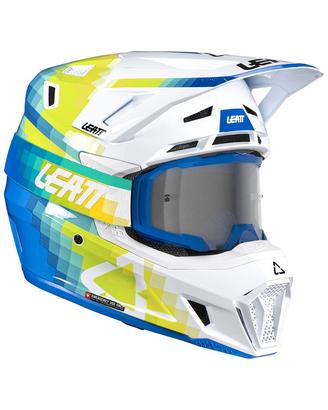 LEATT CASCO KIT MOTO 7.5 - V26 - Blu casco off roa