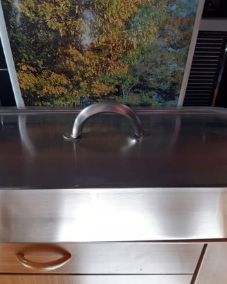 Pentola Pesciera Ikea Acciaio Inox Vaporiera nuova