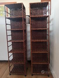 Porta cd i/ oggetti n rattan
