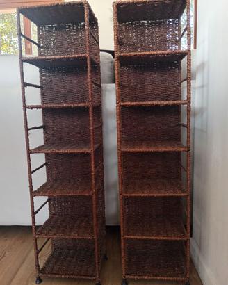 Porta cd i/ oggetti n rattan