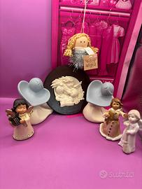 Lotto anni 80/90/00 Angeli decorazioni