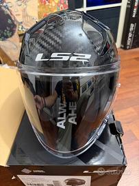 Casco Moto LS2 INFINITY II CARBON Gloss Tg L