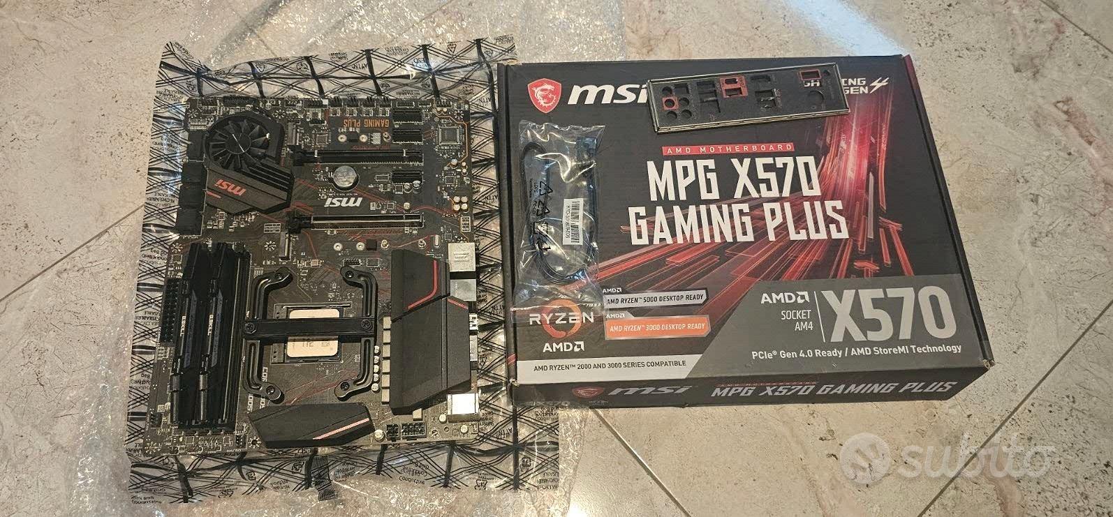 MSI MPG X570 Gaming Plus AMD Ryzen 7 5800X RAM 32G - Informatica In ...