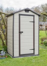 Box casetta in pvc da giardino