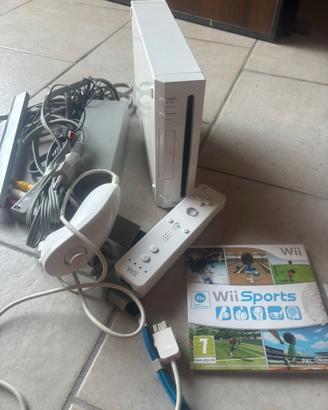 Nintendo Wii console con gioco Wii sports