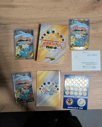 Box Pokemon Neo Genesis Jap Completo + 3 bustine
