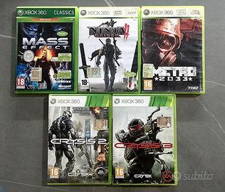 5 giochi per Xbox 360 